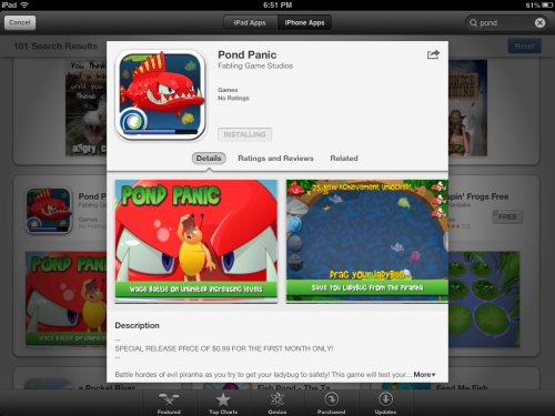 Pond Panic (iOS Review)